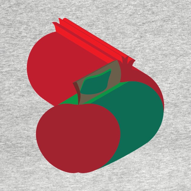 3D apple and pomegranate by sigdesign